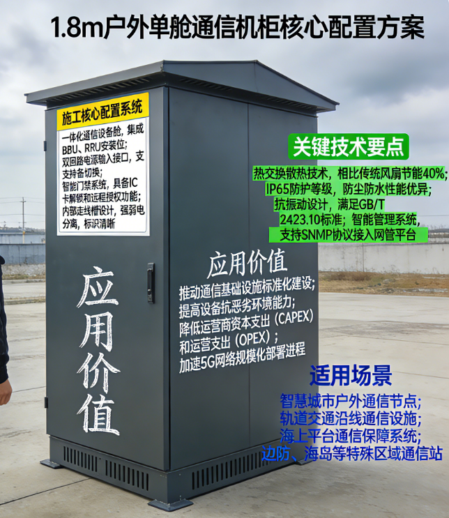 Outside Connection Room Core Configuration Scheme and Technical Key Points of 1.8m Outdoor ...