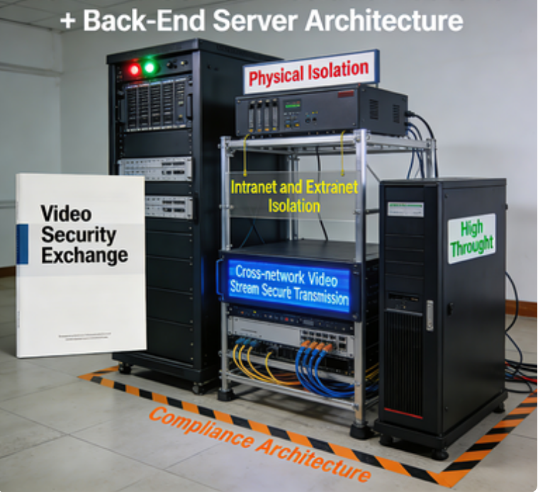 Front-end Server + Gap Firewall + Back-end Server Architecture: The ...